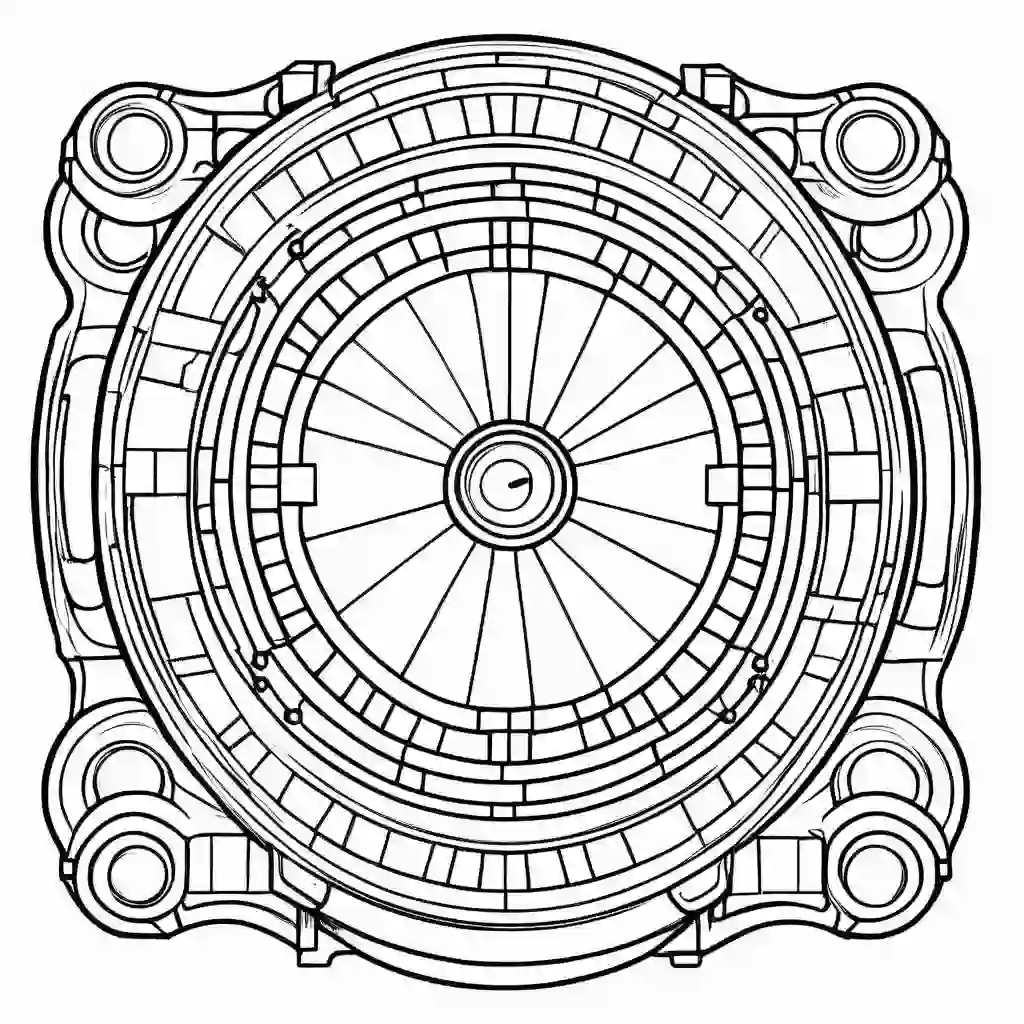 Table coloring pages